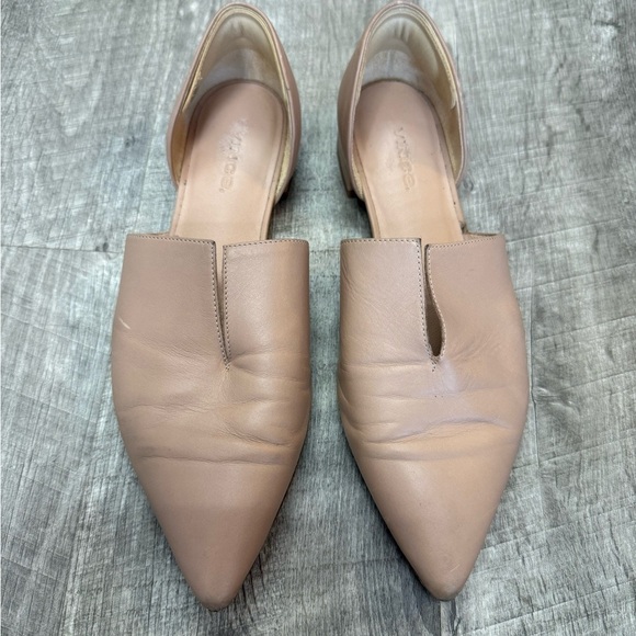 VINCE Women's Tan Leather Flats - Picture 3 of 6